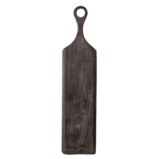 Hello Honey® 24" Black Acacia Wood Tray/Cutting Board